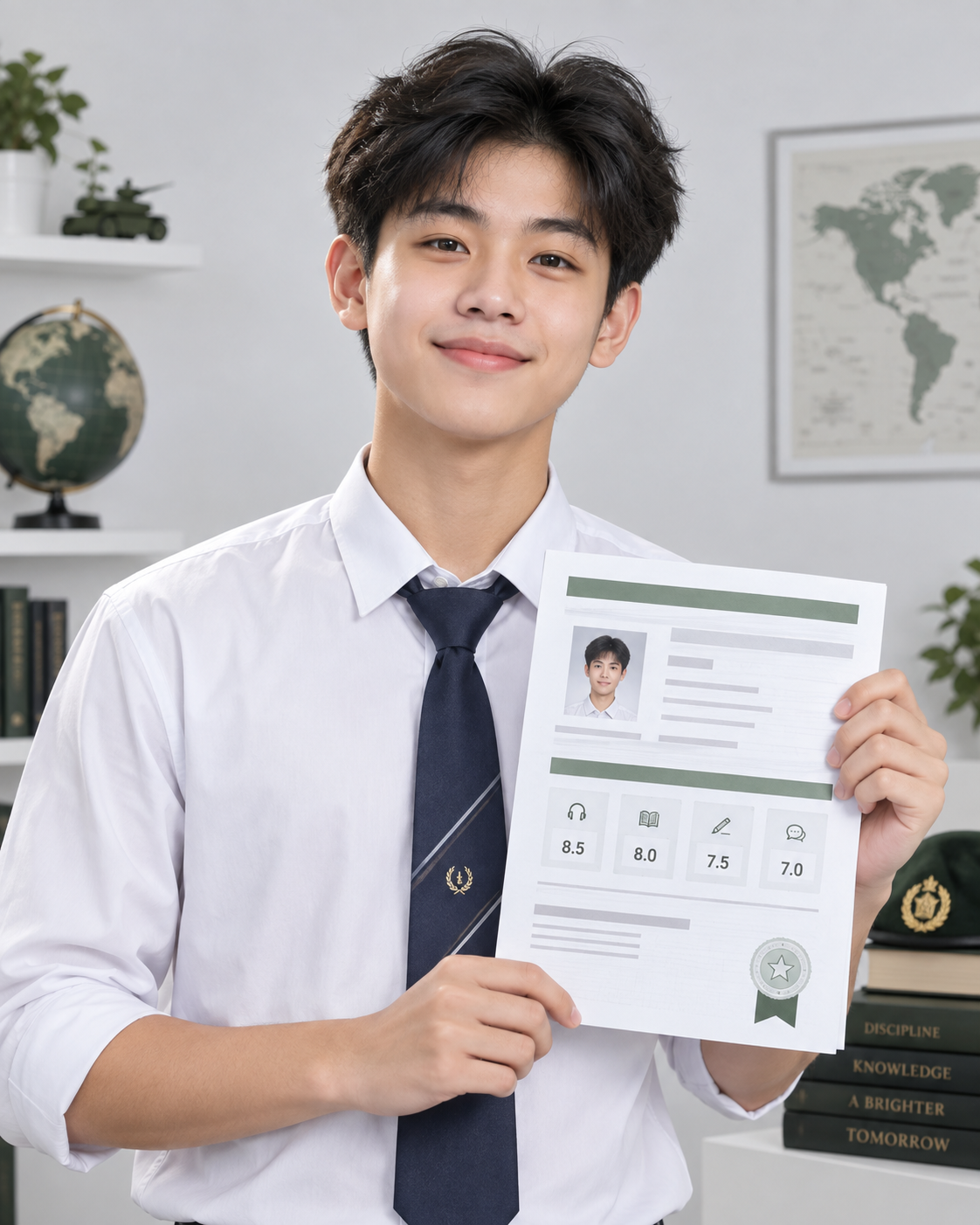 Trần Gia Bảo - Chinh phục IELTS 7.5 ngay từ lần thi đầu tiên.