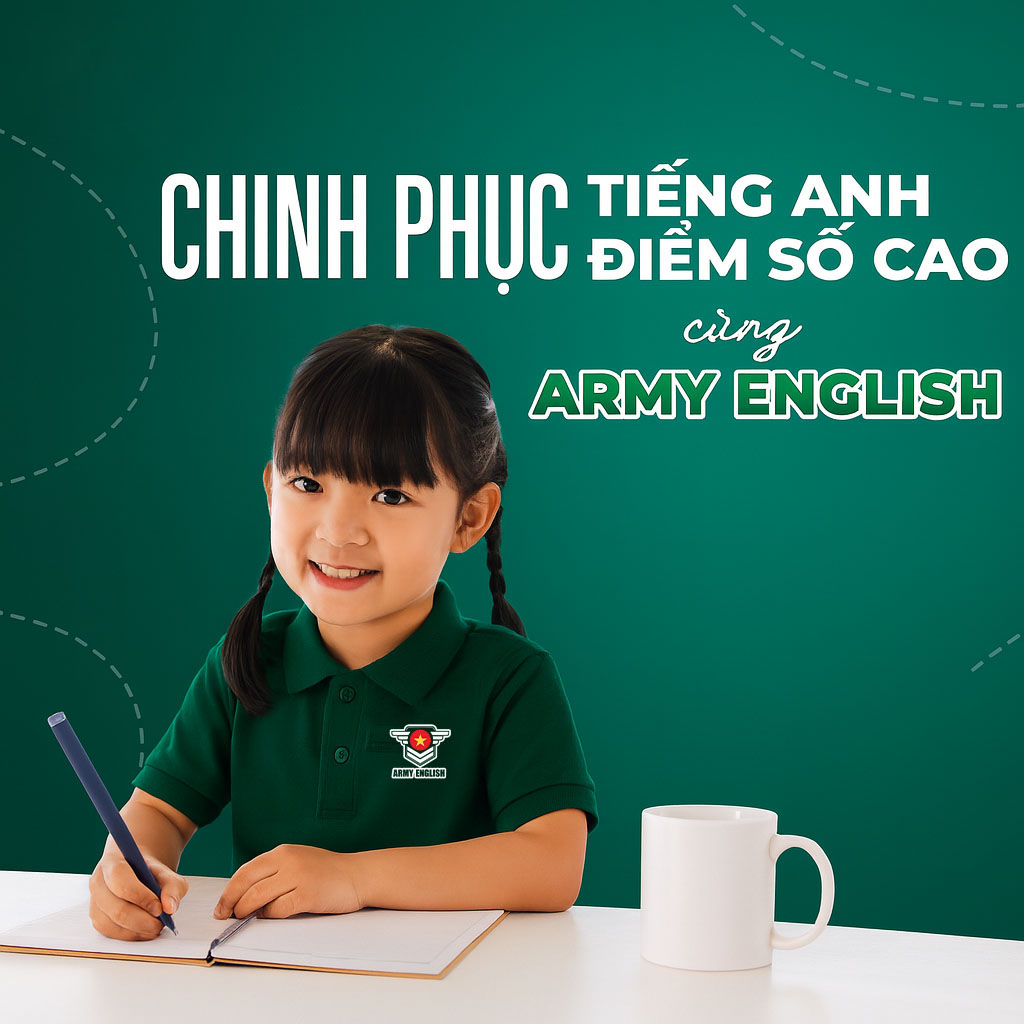 Chinh phục Tiếng Anh, chinh phục điểm số cao với Army English